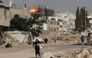 قصف غزة - تعبيرية