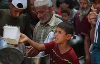 المجاعة في غزة - تعبيرية