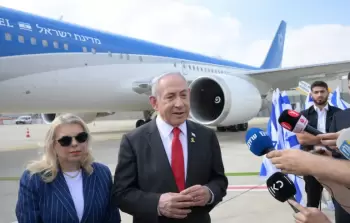 رئيس الوزراء الإسرائيلي بنيامين نتنياهو وزوجته سارة