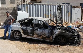 حرق مركبات مواطنين