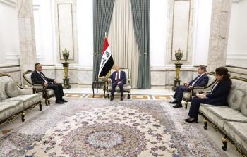 لقاء الرئيس العراقي مع الرويضي