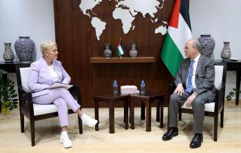 اجتماع مصطفى مع المديرة التنفيذية لبرنامج الأغذية العالمي