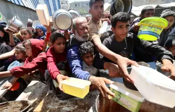 المجاعة في غزة - تعبيرية