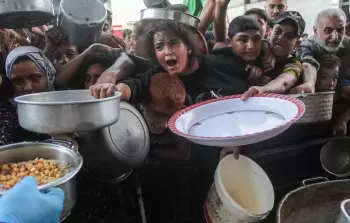 المجاعة في غزة - تعبيرية