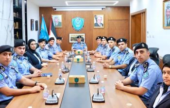 لقاء مدير عام الشرطة مع انتربول فلسطين