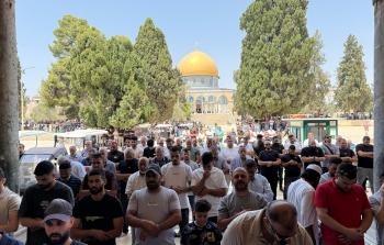 صلاة الجمعة في المسجد الأقصى