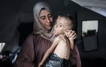 مجاعة الأطفال في قطاع غزة