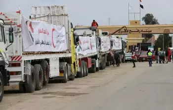 قافلة المساعدات المصرية