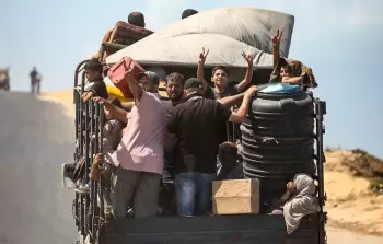 نزوح المواطنين في غزة - توضيحية