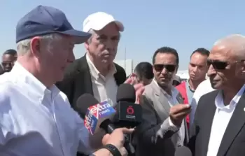 الوفد الأمريكي في معبر رفح