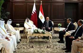 رئيس الوزراء المصري ونظيره القطري