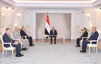 لقاء السيسي مع وزير الخارجية التركي اليوم