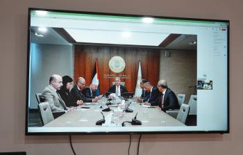 يحيى شنار وسلطة النقد خلال اللقاء