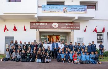 أطفال القدس يصلون المدينة المقدسة عائدين من المغرب