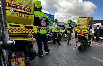 من مكان عملية إطلاق النار في القدس