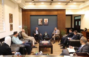 اجتماع وزير الأشغال مع وفد برنامج الأمم المتحدة الإنمائي