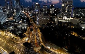 مظاهرات إسرائيلية كبيرة ضد احتلال غزة