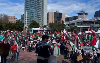 الآلاف يشاركون في مسيرة مؤيدة لفلسطين في أكبر مدن نيوزيلندا