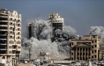 قصف الأبراج السكنية