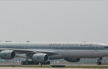 طائرة تابعة للخطوط الجوية القطرية