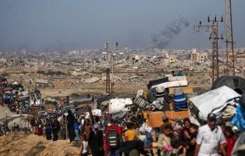 تهجير السكان من مدينة غزة