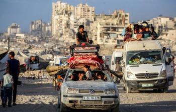 نازحون من مدينة غزة