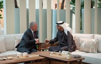 العاهل الاردني والرئيس الإماراتي