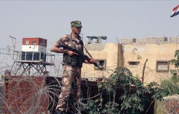 الجيش المصري على حدود قطاع غزة