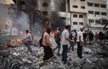 آثار الحرب في غزة