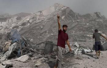 برج الرؤيا بعد تدميره