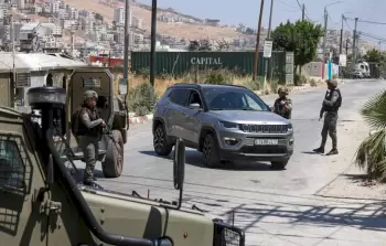 حاجز للاحتلال بالضفة - توضيحية