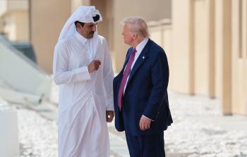 ترامب وأمير قطر