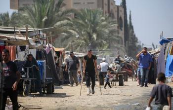 مواطن مصاب جراء الحرب على غزة