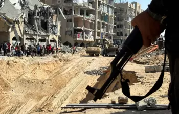 عمليات البحث عن الجثامين في غزة