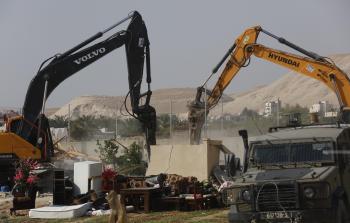 الاحتلال يهدم مبنيين في مرج غزال شمال أريحا