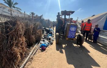 جهود الأمم المتحدة في إدارة النفايات بغزة