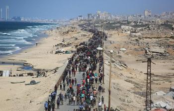 نازحون عائدون إلى غزة