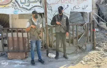 عناصر الأمن الداخلي في غزة
