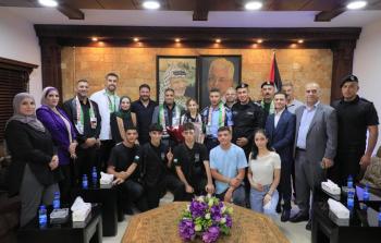 استقبال بعثة المنتخب 