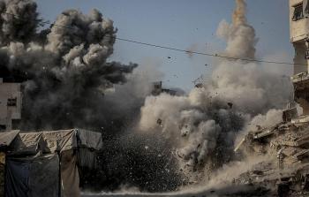 القصف على غزة - تعبيرية