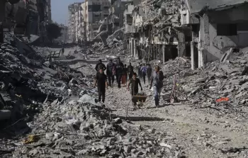 الدمار في غزة - تعبيرية