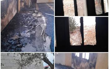  إحراق المستوطنين لمسجد في محافظة سلفيت 