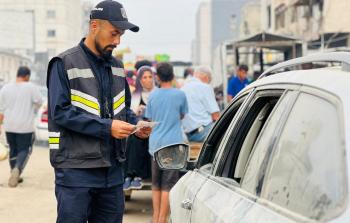 شرطة المرور بغزة