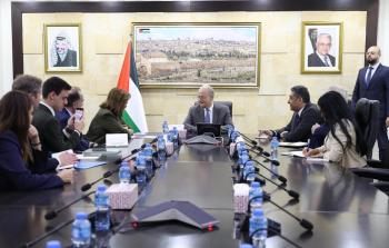 اجتماع رئيس الوزراء مع وفد من المجلس الأوروبي في رام الله