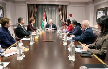 لقاء مصطفى مع عدد من المسؤولين الأوروبيين