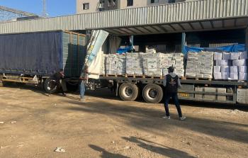 اللجنة المصرية تُسيّر قافلة مساعدات ضخمة إلى مدينة غزة