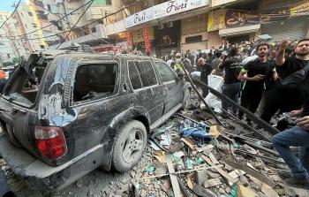 قصف الضاحية الجنوبية في بيروت