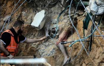 انتشال شهداء في غزة - تعبيرية