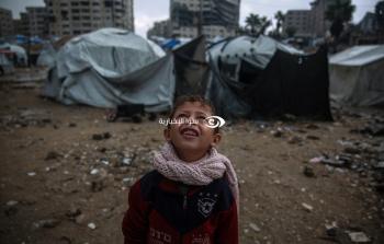 غزة تستغيث- الشتاء يفاقم مأساة النازحين