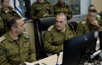 رئيس الأركان الإسرائيلي إيال زامير خلال الاجتماع الأمني اليوم